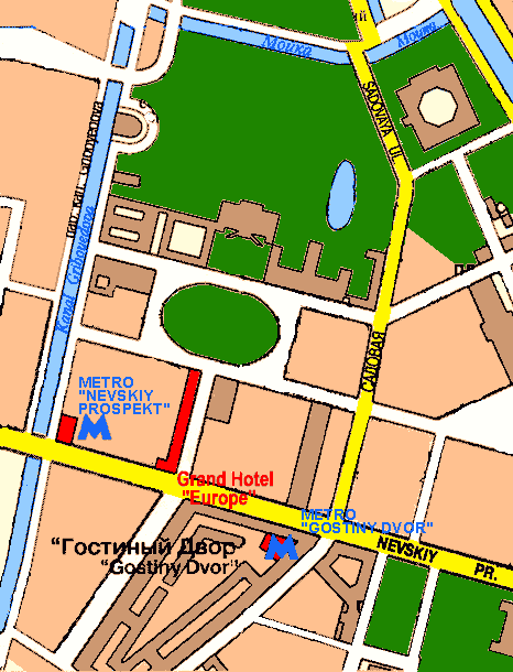 Alrededor del Hotel Europe