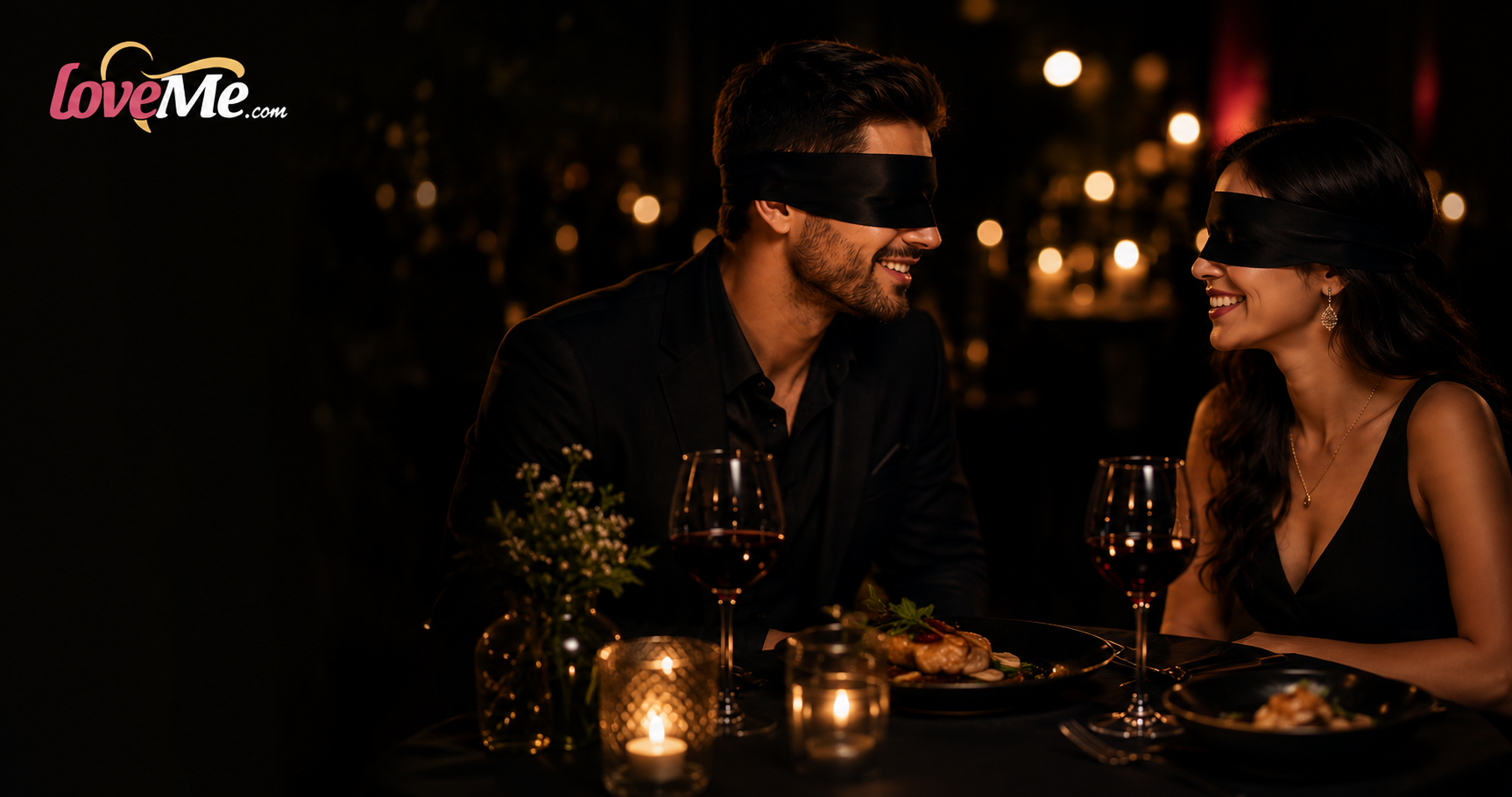 Experiencia de cena en la oscuridad
